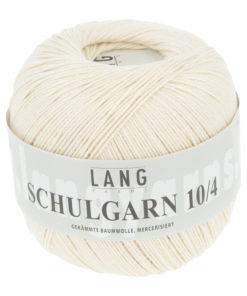 Schulgarn 10/4 Lang - 0002 Ecru