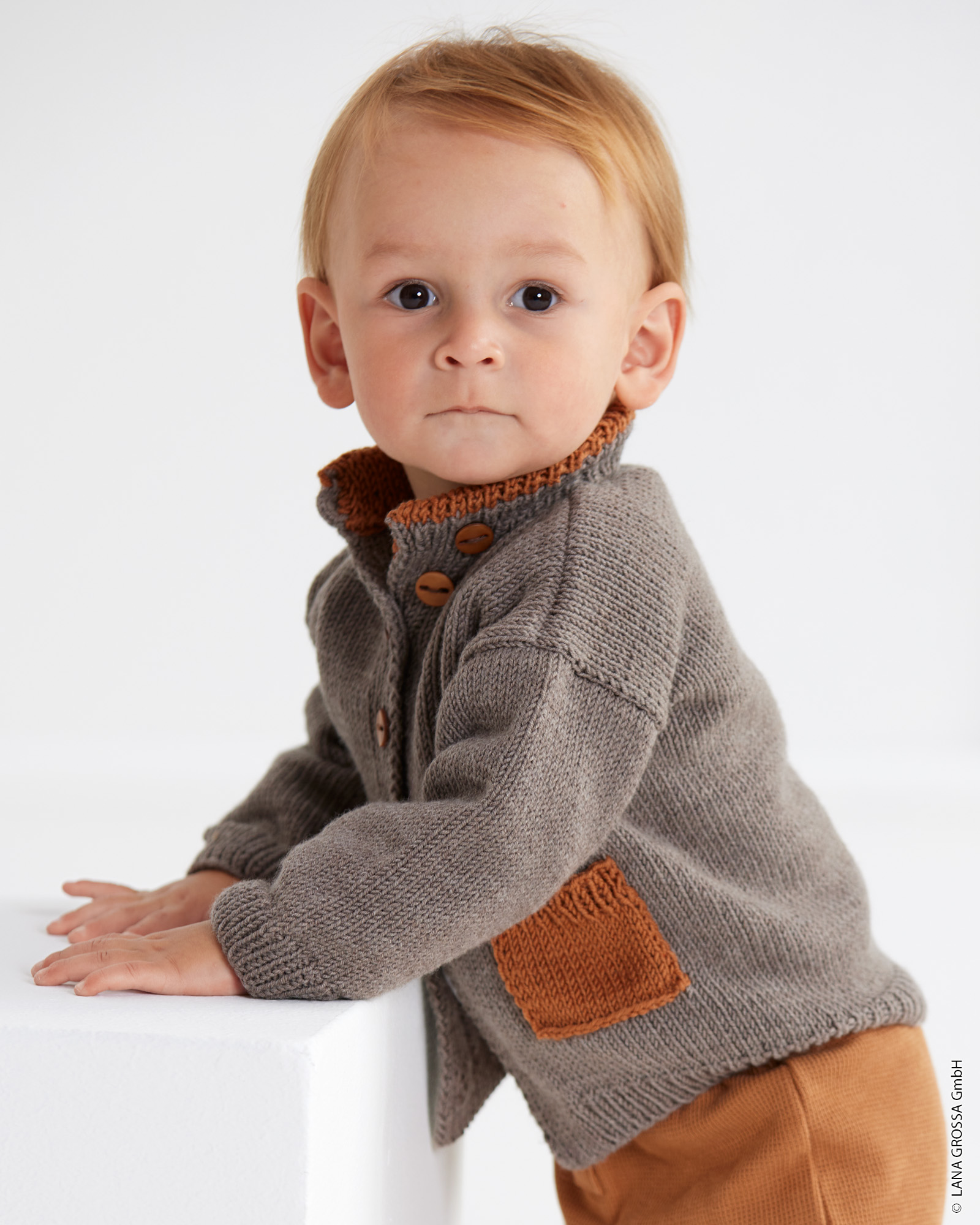 Strickset Cardigan Mit Tasche Aus Cool Wool Von Lana Grossa 1 Cardigan Mit Tasche - Cool Wool