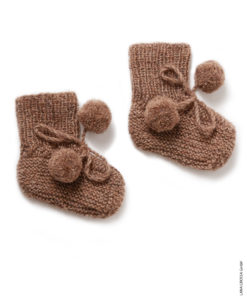 Strickset Schühchen Mit Bommel Aus Ecopuno Von Lana Grossa 4 Hw2023 Infanti 20 Lana Grossa 9460820 M16 Mf2