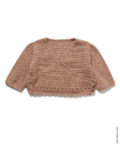 Strickset Wickeljäckchen Aus Ecopuno Von Lana Grossa 4 Hw2023 Infanti 20 Lana Grossa 9460820 M17 Mf2