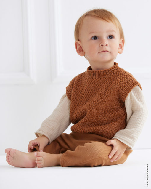 Pullunder Mit Perlmuster - Cool Wool