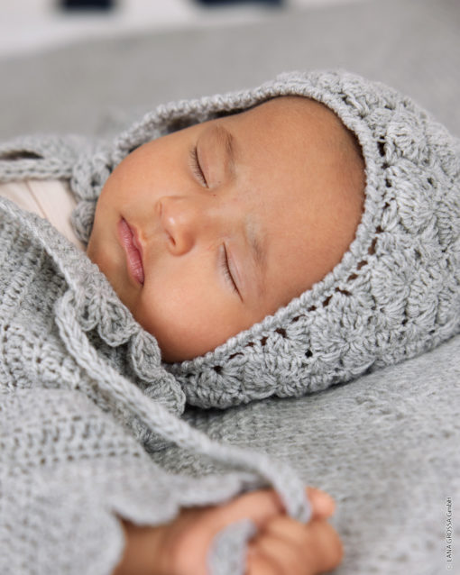 Häkelmütze Mit Muschelmuster - Cool Wool Baby