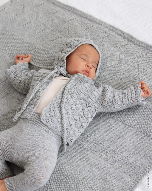 Häkeljäckchen Mit Muschelmuster - Cool Wool Baby