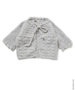 Strickset Häkeljäckchen Mit Muschelmuster Aus Cool Wool Baby Von Lana Grossa 4 Hw2023 Infanti 20 Lana Grossa 9460820 M28 Mf2