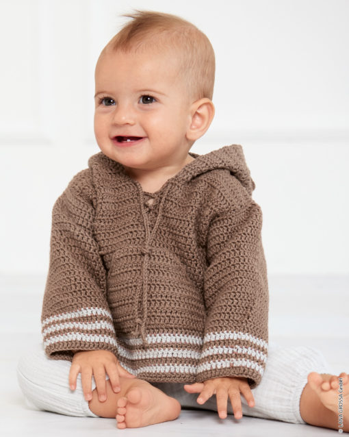 Kapuzenpulli Gehäkelt - Soft Cotton