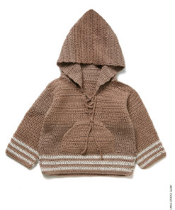 Strickset Kapuzenpulli Gehäkelt Aus Soft Cotton Von Lana Grossa 4 Hw2023 Infanti 20 Lana Grossa 9460820 M30 Mf2