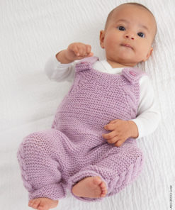 Latzhose Mit Zopfmuster - Cool Wool