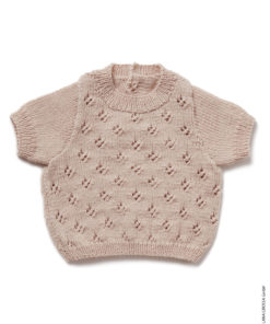 Strickset Kurzarmpulli Mit Ajourmuster Aus Cool Wool Baby Von Lana Grossa 4 Hw2023 Infanti 20 Lana Grossa 9460820 M32 Mf2