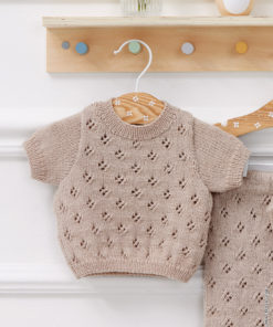 Strickset Kurzarmpulli Mit Ajourmuster Aus Cool Wool Baby Von Lana Grossa 5 Hw2023 Infanti 20 Lana Grossa 9460820 M32 Mf3 1