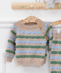 Wickeljacke Mit Noppenmuster - Cool Wool Baby