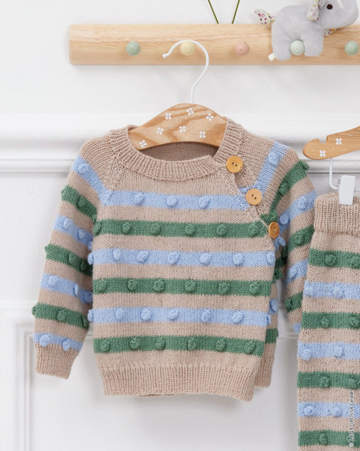 Wickeljacke Mit Noppenmuster - Cool Wool Baby