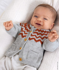 Cardigan Mit Jacquardmuster - Cool Wool Baby