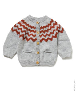 Strickset Cardigan Mit Jacquardmuster Aus Cool Wool Baby Von Lana Grossa 4 Hw2023 Infanti 20 Lana Grossa 9460820 M40 Mf2