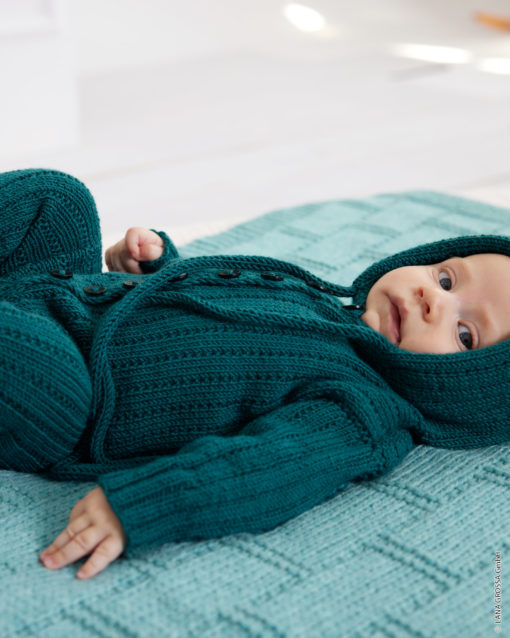 Overall Mit Streifenmuster - Cool Merino Big