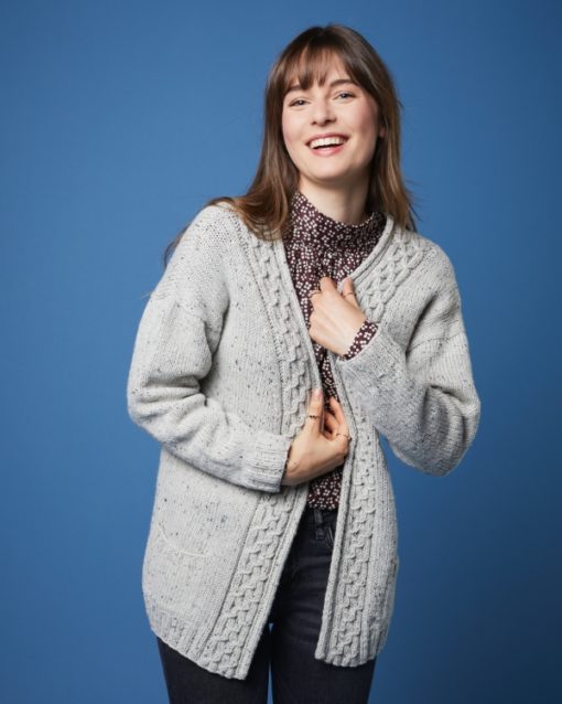 Strickset Jacke Asta Aus Como Grande Tweed Von Lamana