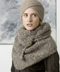 Strickset Turbanmütze aus Cashmere Light von Lang Yarns