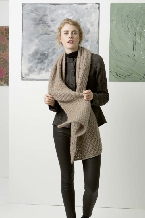 Strickset Stola Aus Cashmere Light Von Lang Yarns