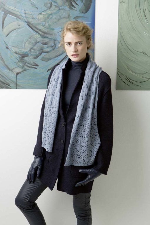 Strickset Cashmere Schal Aus Cashmere Lace Von Lang Yarns