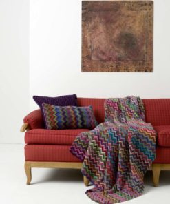 Strickset Kissen 30x60 aus Mille Colori Baby von Lang Yarns