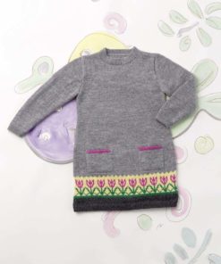 Strickset Kleid aus Merino 200 Bebe von Lang Yarns