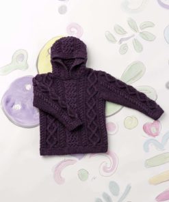 Strickset Pullover mit Kapuze aus Merino 120 von Lang Yarns