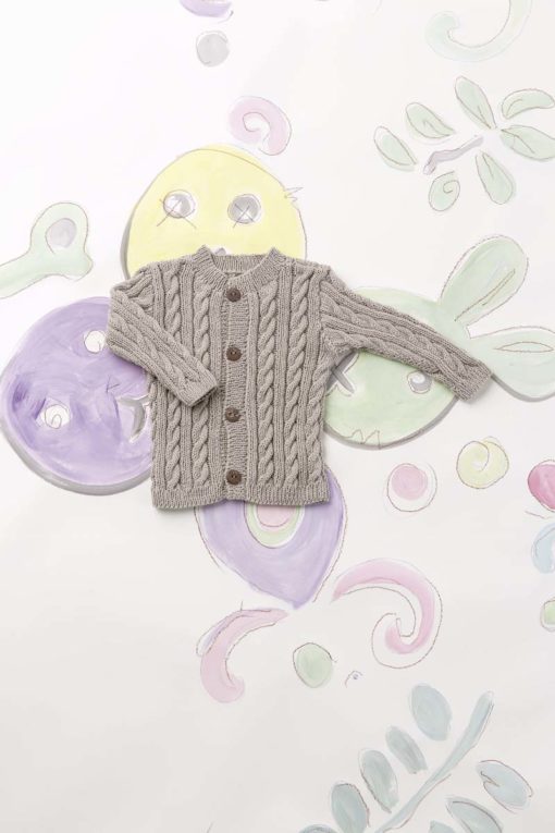 Strickset Knabenjacke Aus Baby Cotton Von Lang Yarns