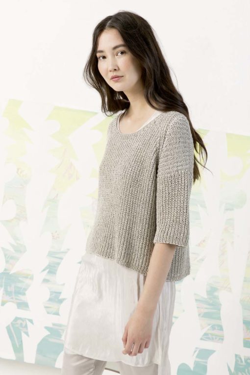 Strickset Pullover Aus Lino Von Lang Yarns