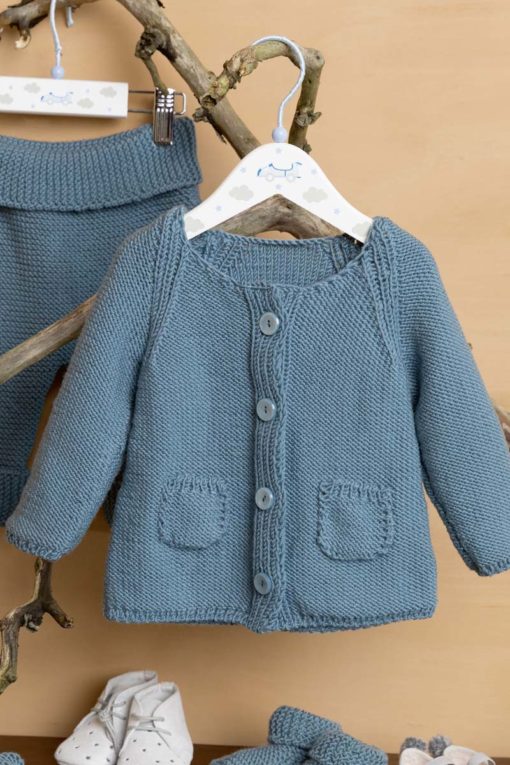 Strickset Raglanjacke Aus Merino 120 Von Lang Yarns