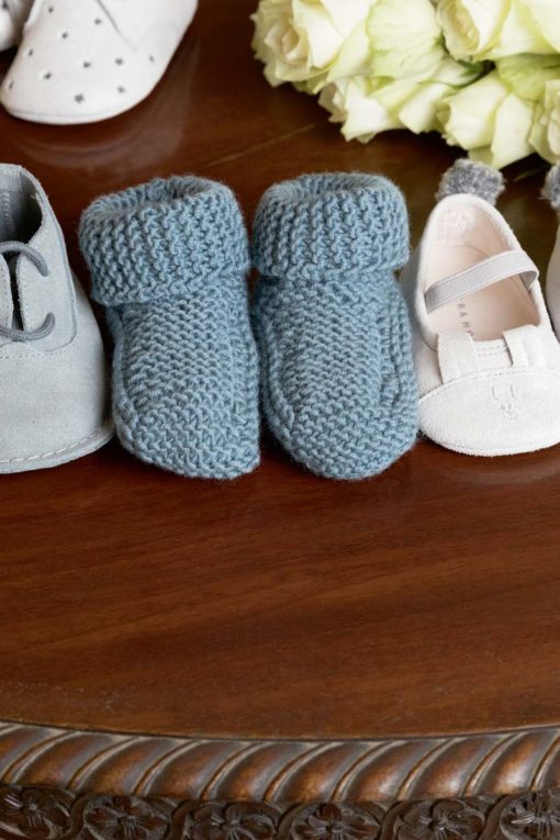 Strickset Baby Schühchen Aus Merino 120 Von Lang Yarns