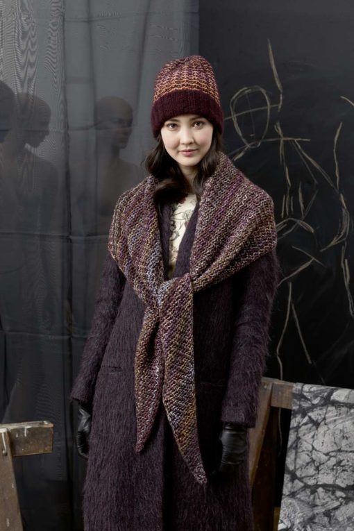 Strickset Mütze Aus Malou Light Und Merino+ Color Von Lang Yarns