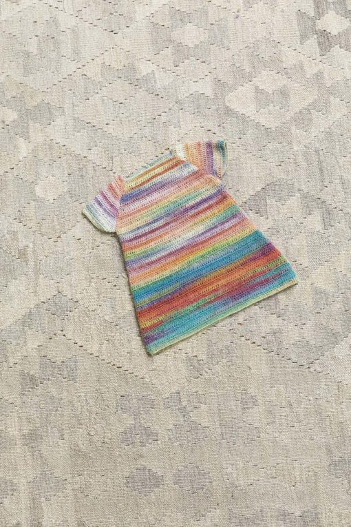 Strickset Kleid Aus Mille Colori Baby Von Lang Yarns