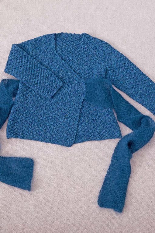 Strickset Wickeljacke Aus Donegal Von Lang Yarns