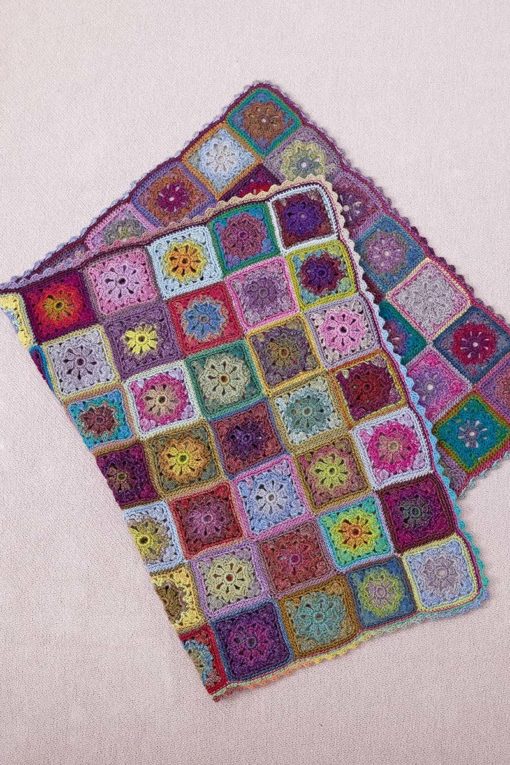 Strickset Häkeldecke Aus Mille Colori Baby Von Lang Yarns