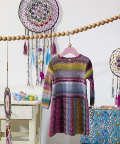 Strickset Kleid Aus Mille Colori Baby Von Lang Yarns 4 254 012 001 D1