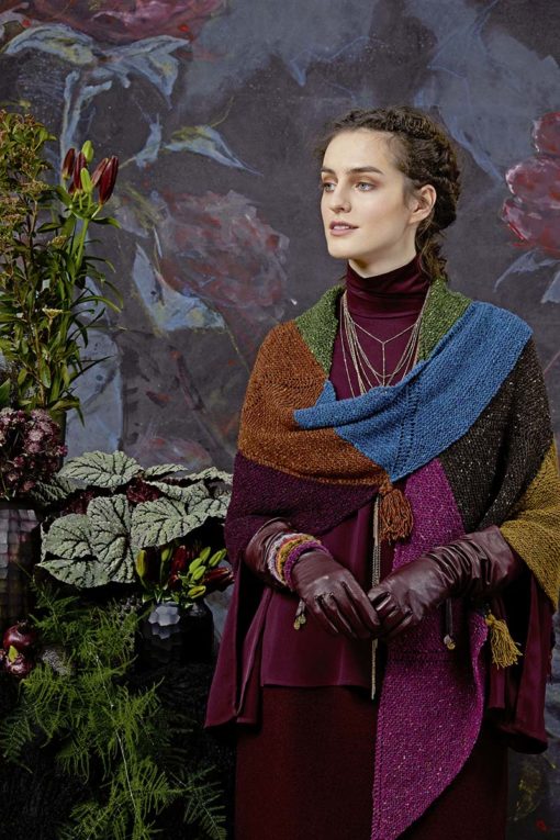 Strickset Dreiecktuch Aus Donegal Von Lang Yarns