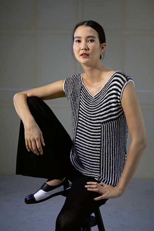 Strickset Shirt Aus Lino Von Lang Yarns