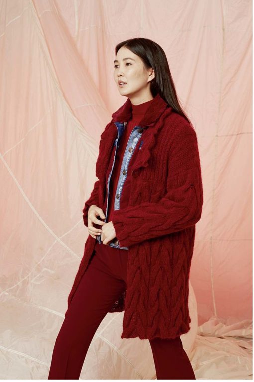 Strickset Jacke Aus Malou Light Von Lang Yarns
