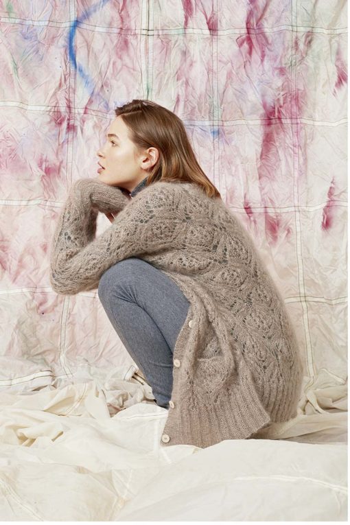 Strickset Jacke Aus Mohair Luxe Von Lang Yarns