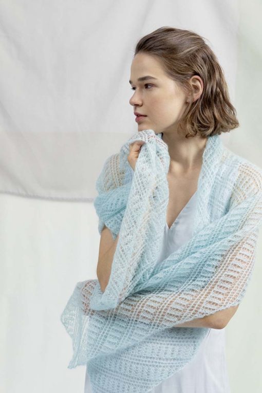 Strickset Tuch Aus Lace Von Lang Yarns