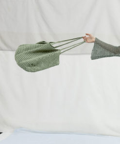 Strickset Tasche mit kurzen Trägern aus Lino von Lang Yarns