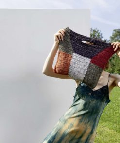 Strickset Tasche gehäkelt aus Lino von Lang Yarns