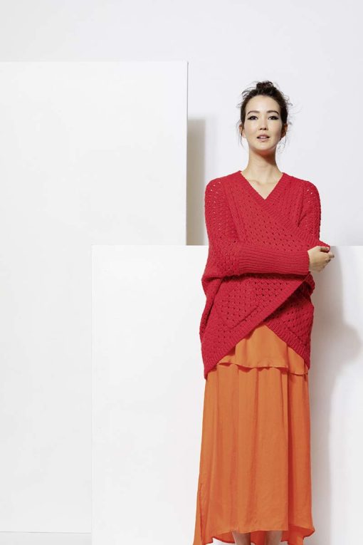 Strickset Jacke Aus Amira Von Lang Yarns