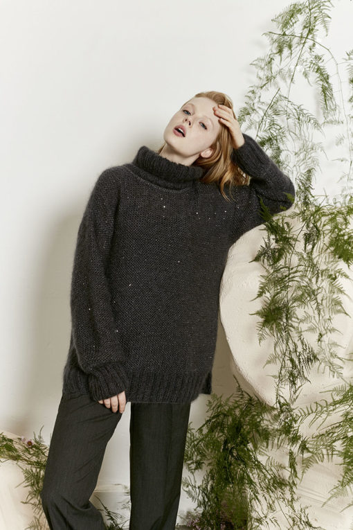 Strickset Pullover Aus Mohair Luxe Und Mohair Fancy Von Lang Yarns