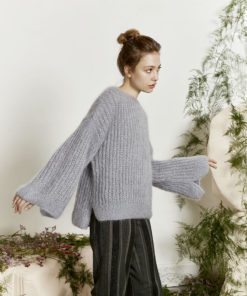 Strickset Pullover aus Mohair Luxe und Mohair Luxe Lame von Lang Yarns