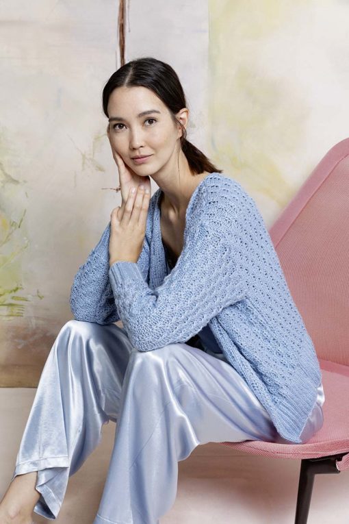 Strickset Kurze Jacke Aus Amira Von Lang Yarns