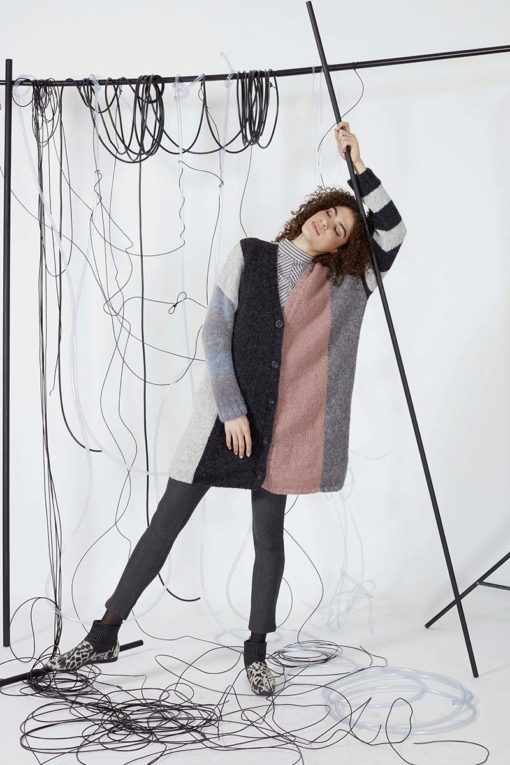 Strickset Cardigan Aus Malou Light Von Lang Yarns