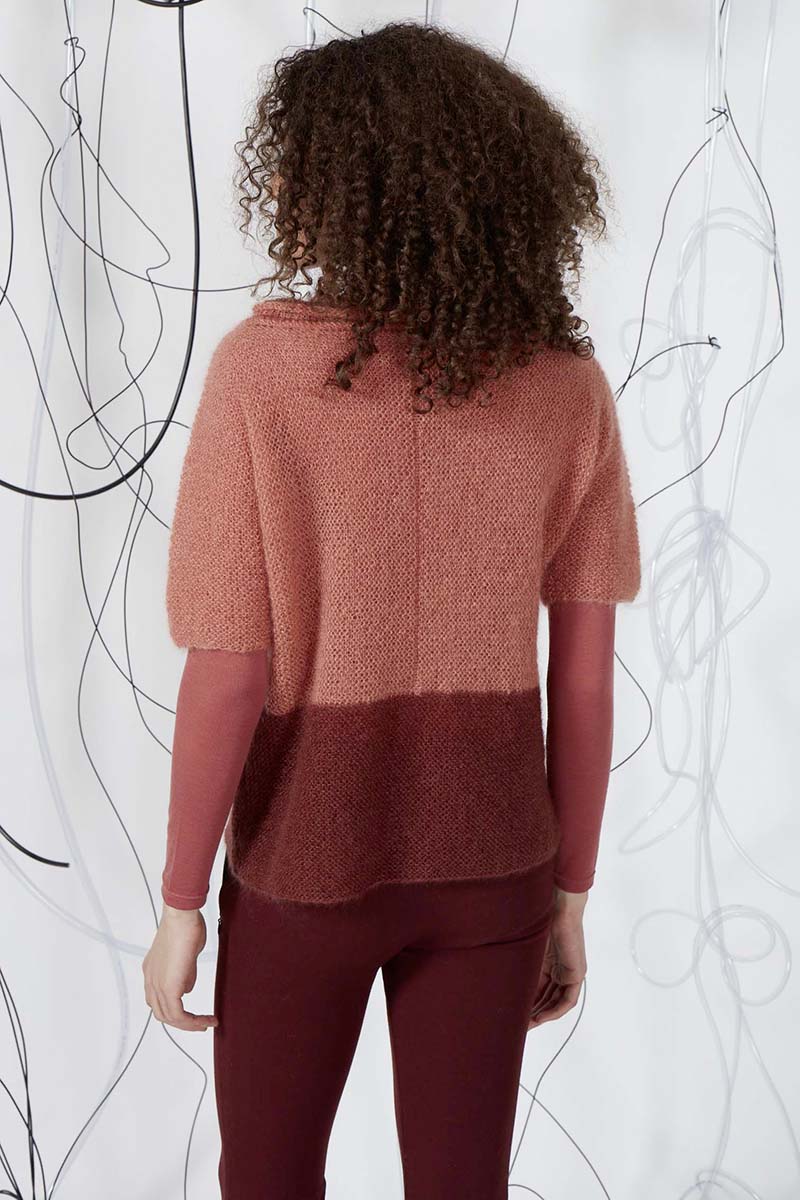 Strickset Pullover Aus Mohair Luxe Von Lang Yarns 2 Strickset Pullover Aus Mohair Luxe Von Lang Yarns – Bild 2