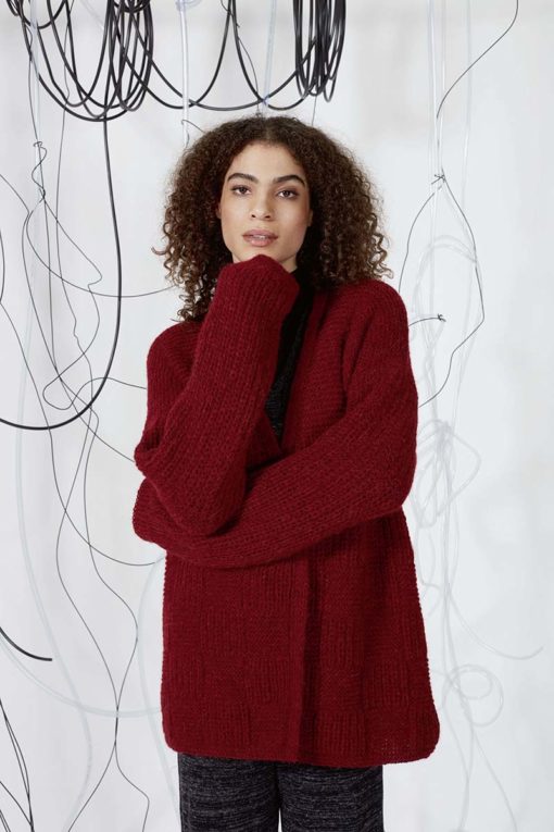 Strickset Cardigan Aus Malou Light Von Lang Yarns