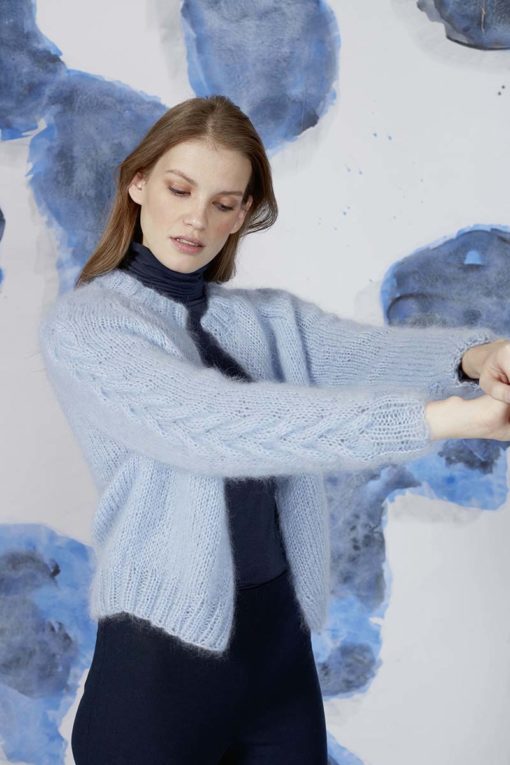 Strickset Jacke Aus Mohair Luxe Lame Von Lang Yarns