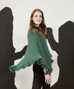 Strickset Cape aus Mohair Luxe von Lang Yarns